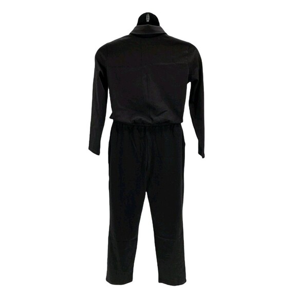 Women With Control Black Knit denim One Piece Jumpsuit 3X Loungewear Stretch - Picture 12 of 16